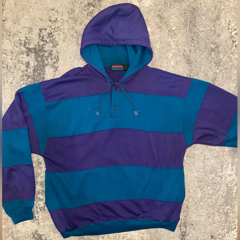 Grand Banks Performance | Vintage Henley Hoodie